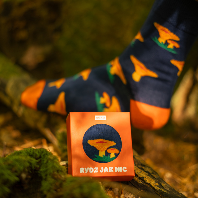 Milkcap Mushroom Socks