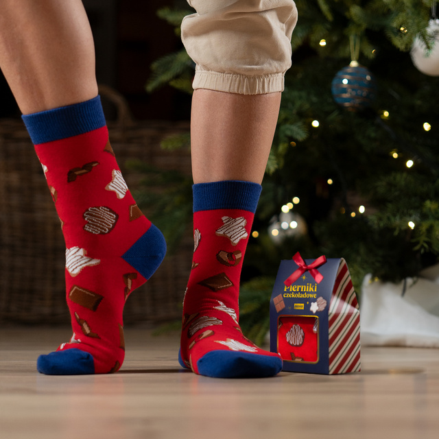 Chocolate Gingerbread Socks