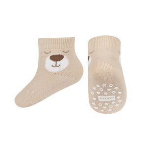 SOXO Baby socks with teddy-face with ABS