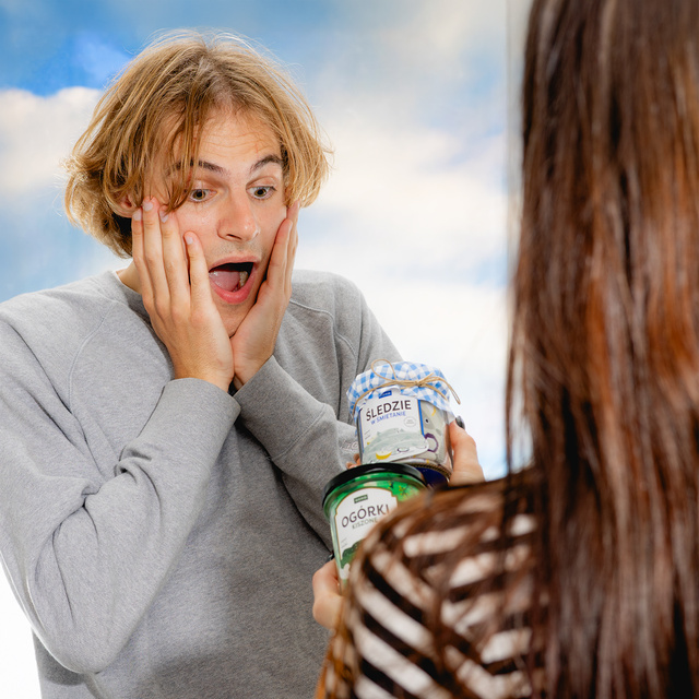 Men's | Women's colorful SOXO GOOD STUFF pickled cucumbers in a jar funny cotton socks for Him | for Her Unisex