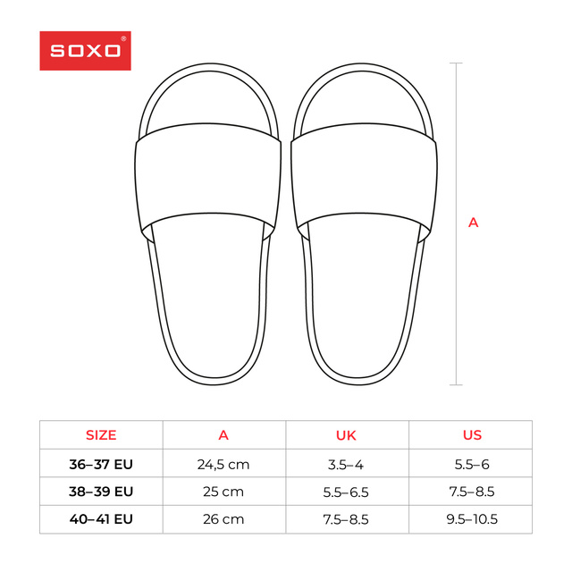 Comfort Women's and Men's Beach Flip-flops SOXO daisies | Perfect for Beach Holidays and Swimming Pool | Rubber