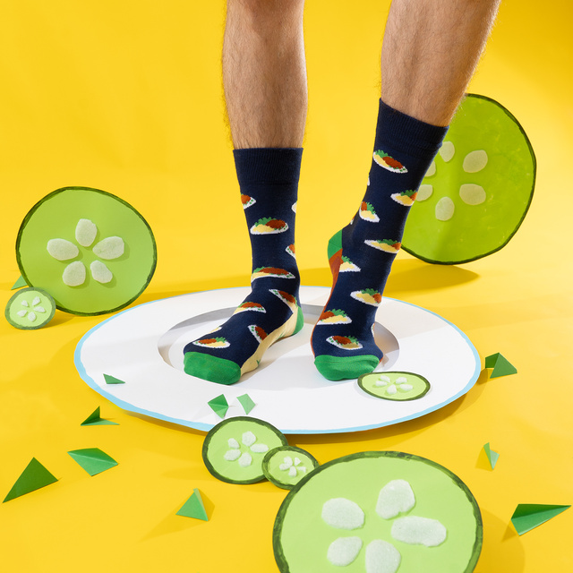 Pork Cutlet Socks 2-Pack