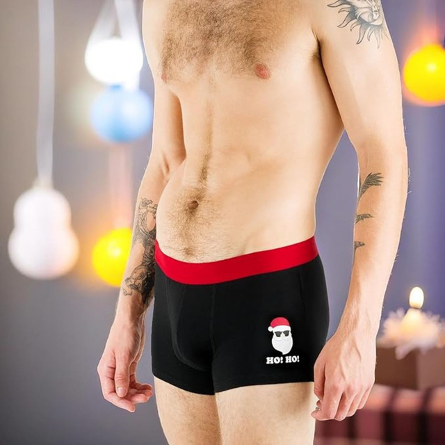 Set Christmas Boxer Shorts + Socks 4-Pack
