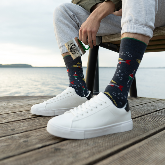 Set Men's Socks + Soxo Fish Mug