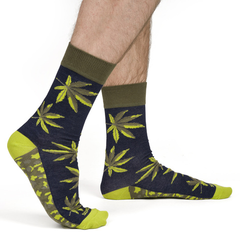 Set of 2x Men's Socks SOXO | Boy's Day | Marijuana in a jar | Classic Wheat beer in a can | as a gift for Him