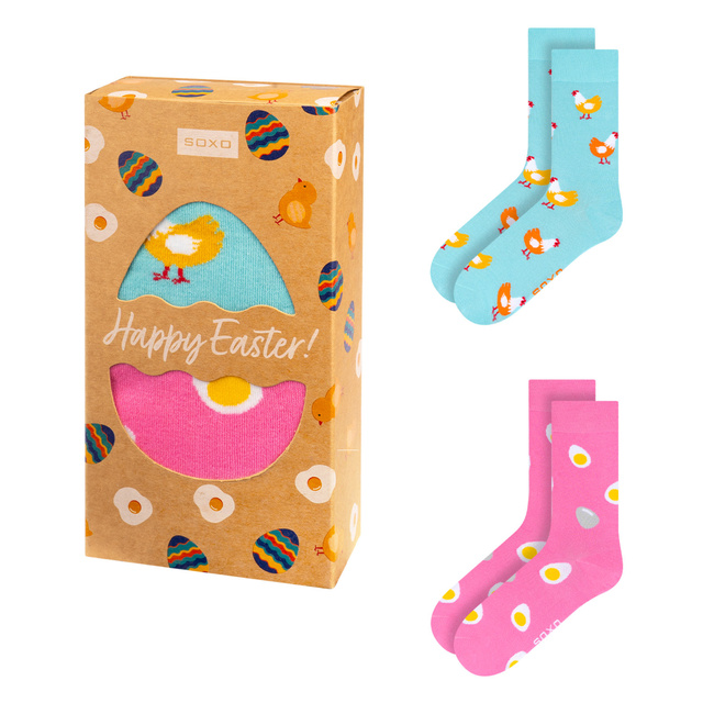 Egg and Chicken Socks 2-Pack