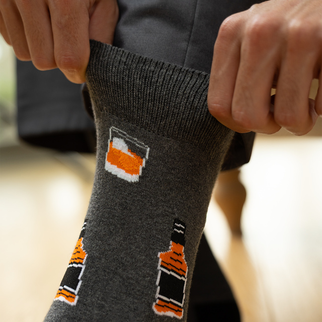 Best Wishes Whiskey Socks