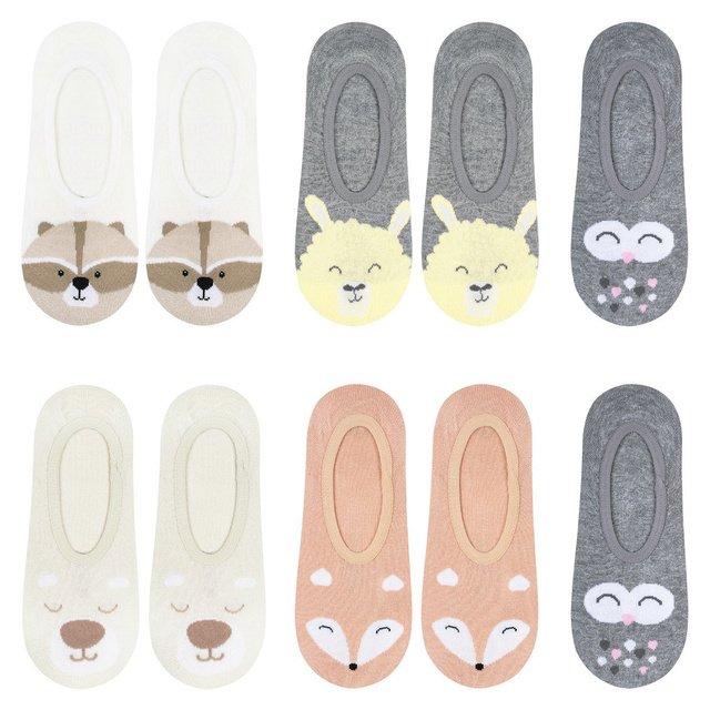 Animal Ankle Socks 5-Pack