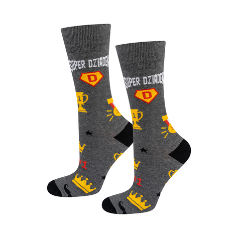 SOXO Super Grandpa Men's Socks