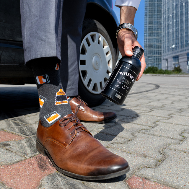 Men's Socks SOXO GOOD STUFF | Whiskey in a bottle | gift for him