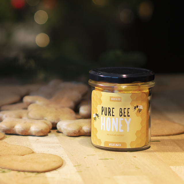 Pure Bee Honey Socks in a Jar