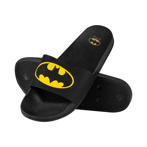 Klapki Plażowe Premium Damskie Męskie SOXO BATMAN | Idealne na Lato Wakacje i na Basen | Gumowe
