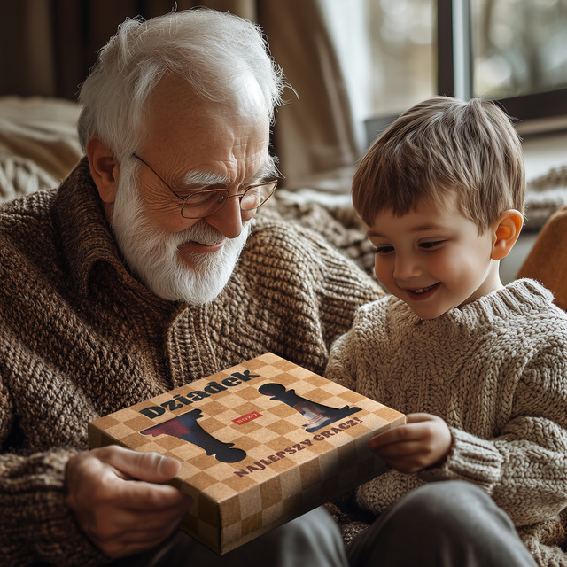 Chess Socks for Grandpa 2-Pack