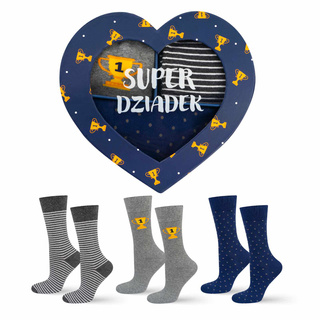 Super Grandpa Socks 3-Pack