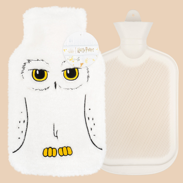 Hot water bottle Harry Potter Owl SOXO Original product of Warner Bros. a great gift for her