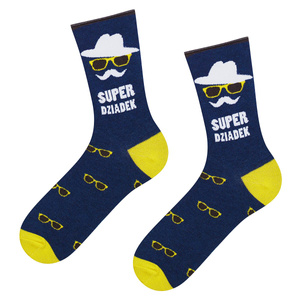 SOXO men's socks super grandpa