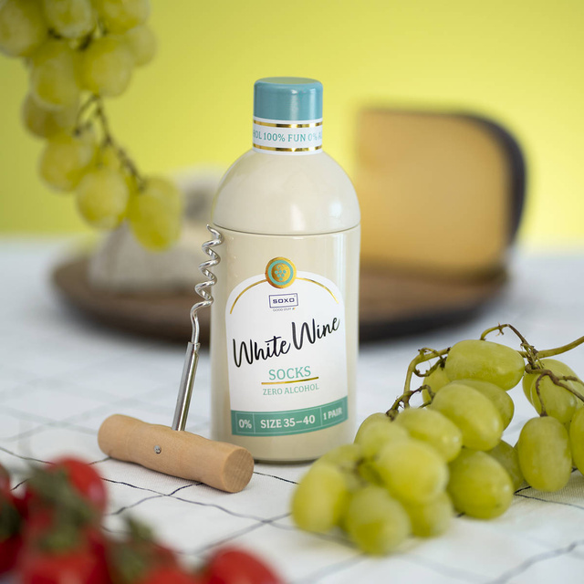 Skarpetki White Wine w Butelce 