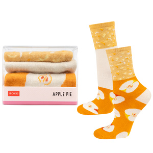 SOXO Women's Socks in Apple Pie Wrap