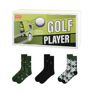 SOXO Golf men's colorful socks - 3 pairs