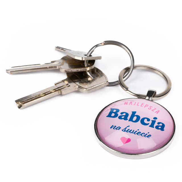 Super Grandma Slippers + Keychain Gift Set