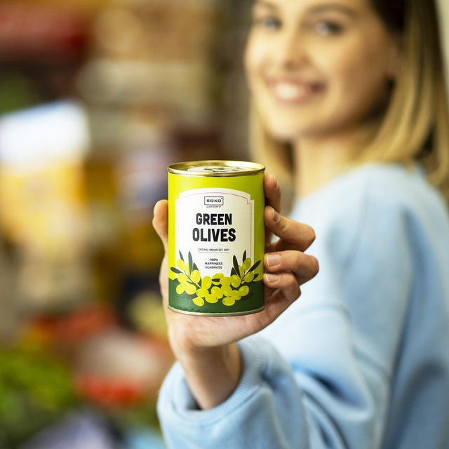 Olives Socks in a Can