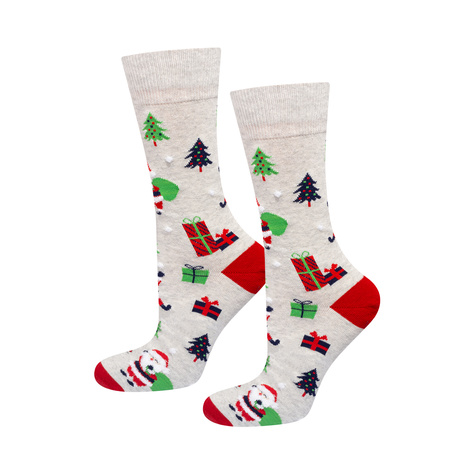 Men's and women's Christmas socks SOXO in a package