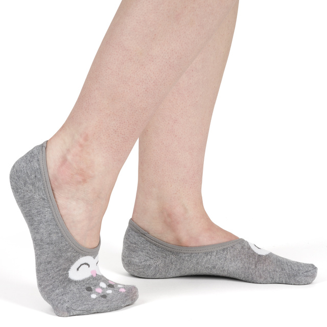 Set of 5x Colorful SOXO women's socks with silicone funny gift