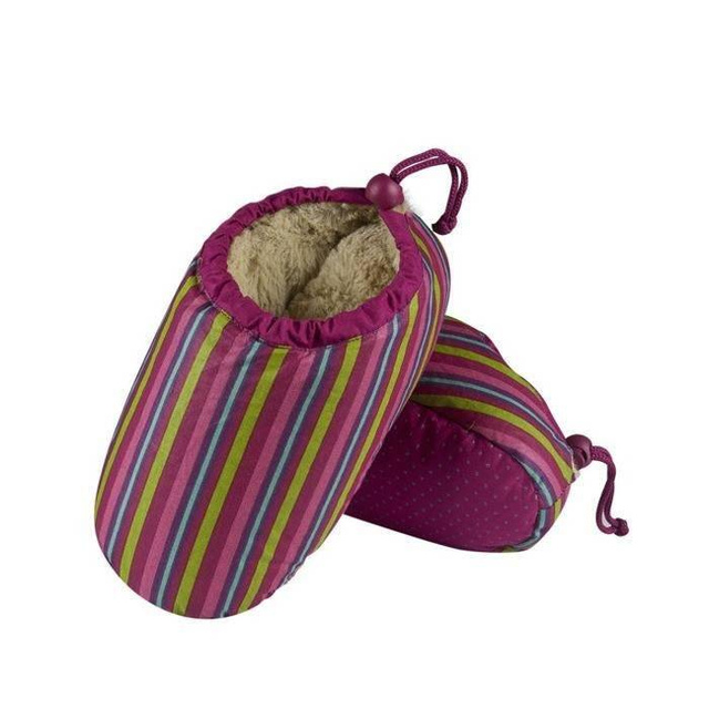 Purple SOXO women's slippers soft with duck feathers