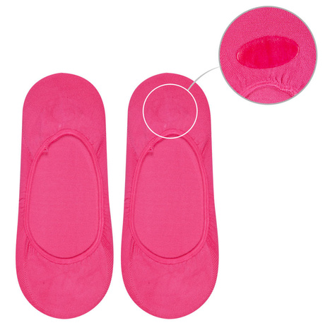 Classic women's pink SOXO socks with silicone