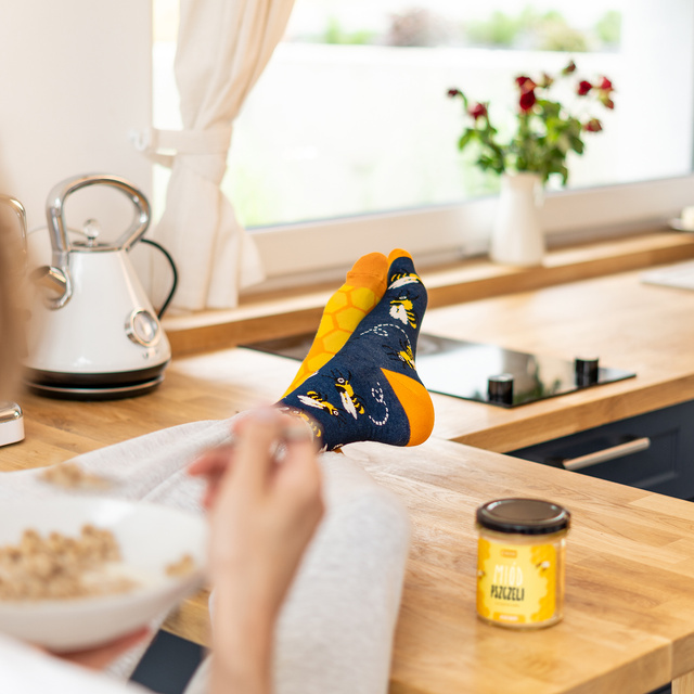 Honey Socks in a Jar