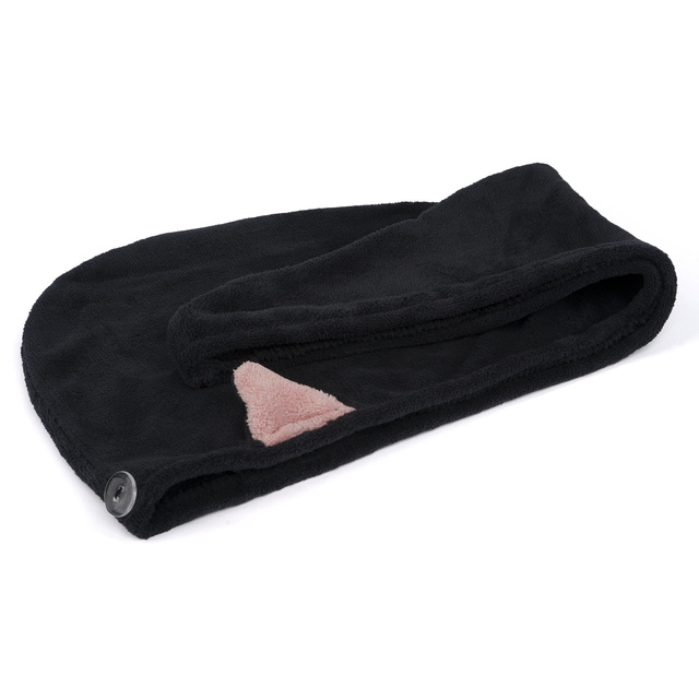 Turban kąpielowy MOMO WAY czarny kot | ręcznik