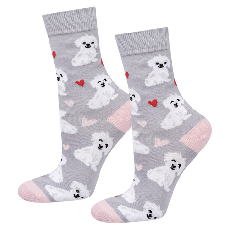 OUTLET Women's socks with dogs