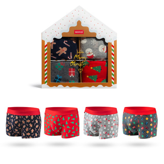 Christmas Men's Boxer Shorts 4-Pack