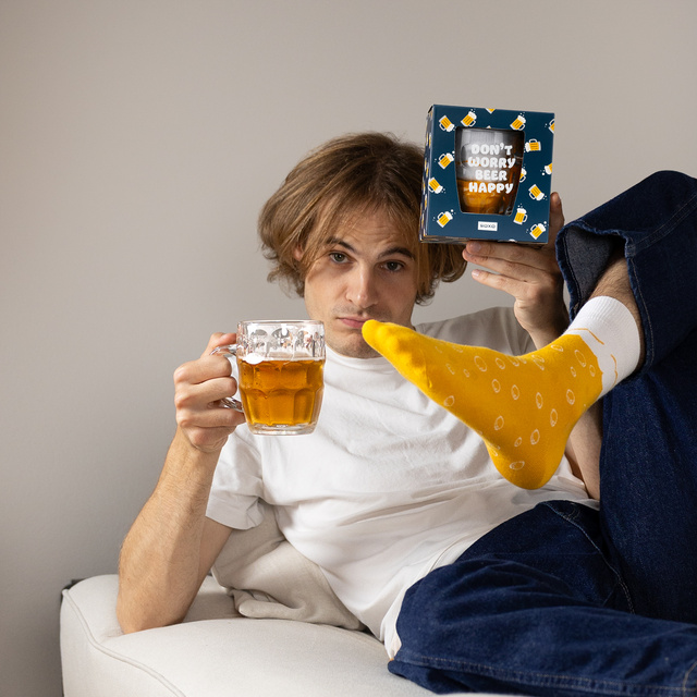 Beer Socks in a Mug with Pads