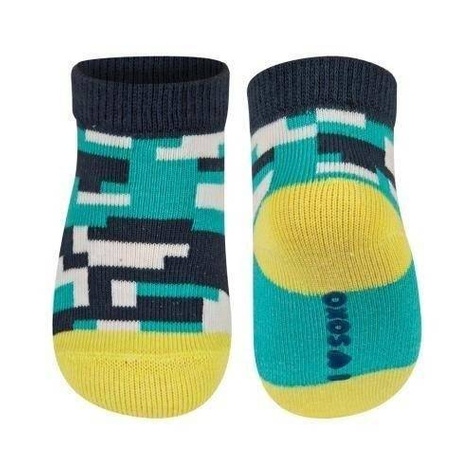 Baby socks SOXO with boys' patterns