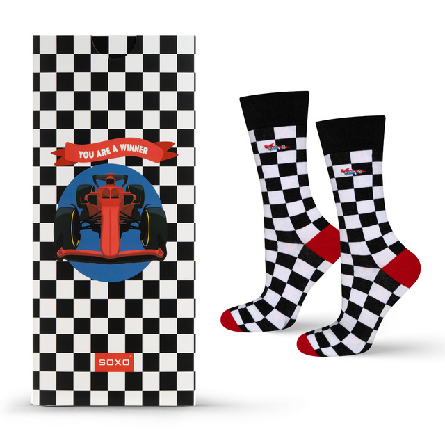 Formula 1 Greeting Card Socks