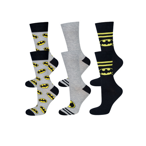 Set of 3x Men's socks | Batman DC Comics | for a gift | colors