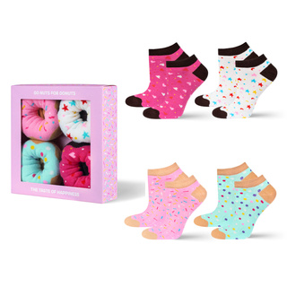 Donuts Ankle Socks 4-Pack