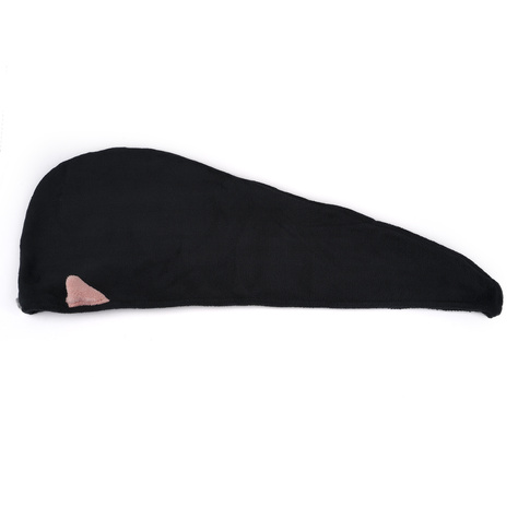 MOMO WAY black cat bath turban | towel