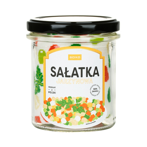 SOXO GOOD STUFF women's socks vegetable salad in a jar