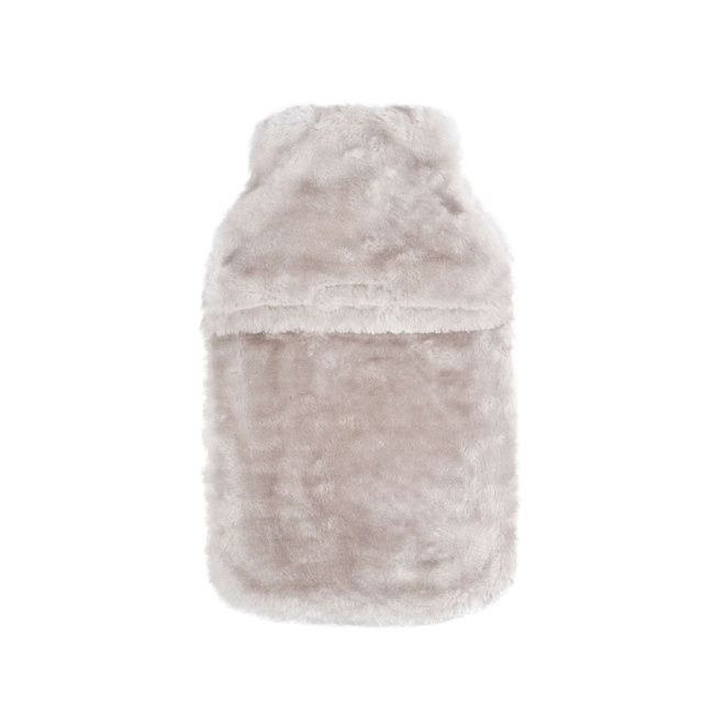 Gray hot water bottle SOXO keep warm heater