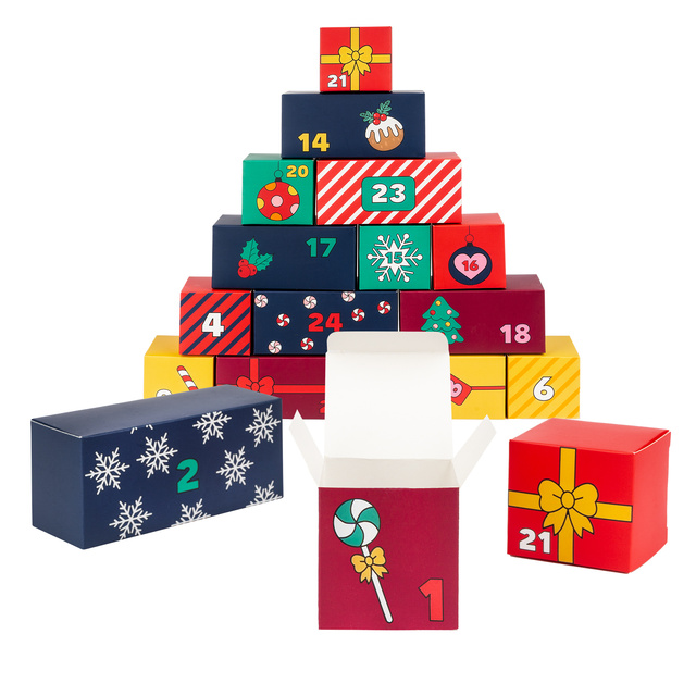 Advent calendar with socks 12-pack