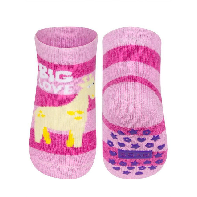 Colorful SOXO baby socks made of ABS giraffe