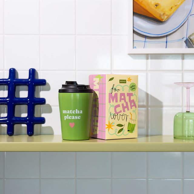 Gift Set Matcha Socks + Thermal Mug