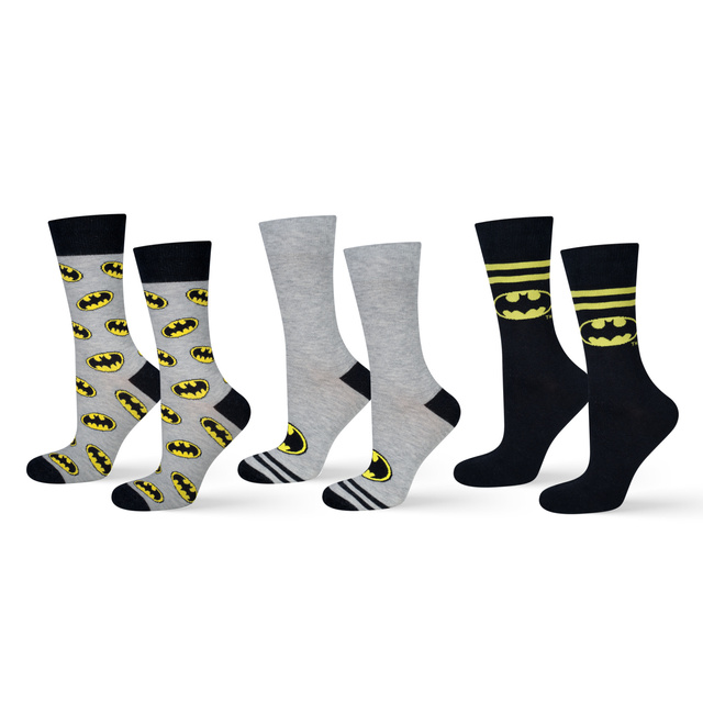 Batman Socks 3-Pack