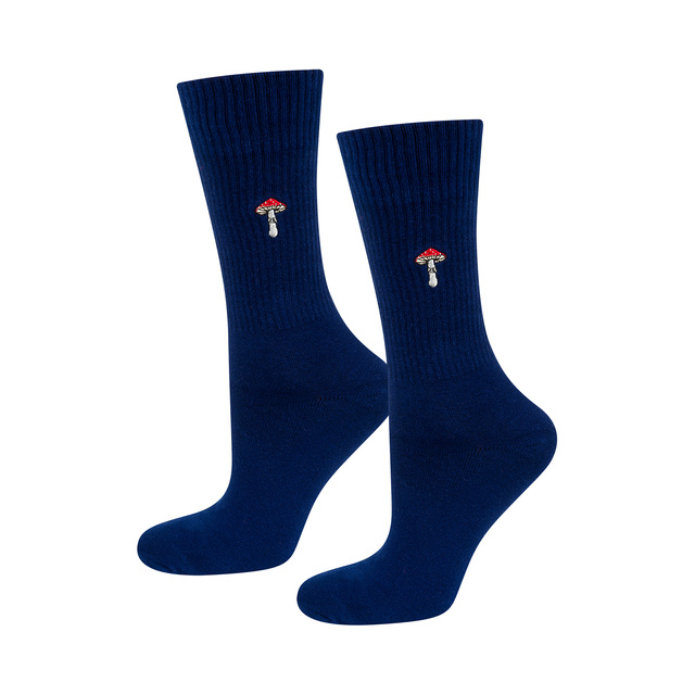 Set of 4x SOXO men's mushroom socks in a pack premium edition
