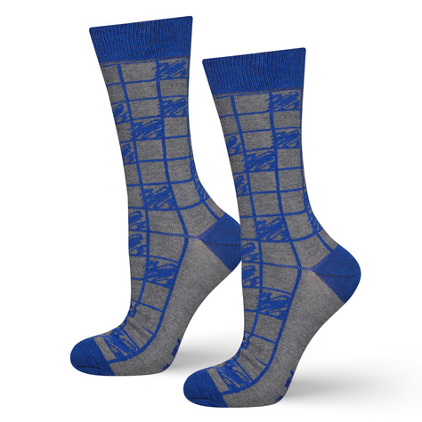 Men's long SOXO socks with funny polish inscriptions cotton