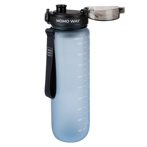 MOMO WAY Water bottle gray | gift idea | BPA free | Tritan