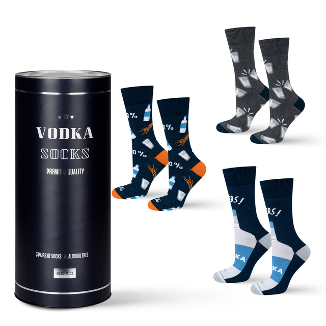 Skarpetki Vodka w Tubie 3-pak