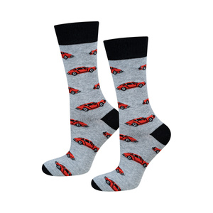 Men's colorful SOXO GOOD STUFF socks cars